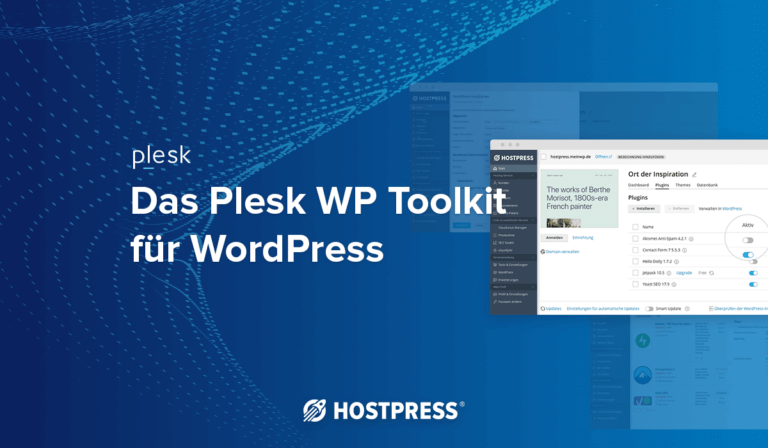 Das Plesk WP Toolkit für WordPress