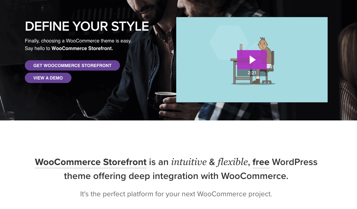 Das Theme Storefront für WooCommerce