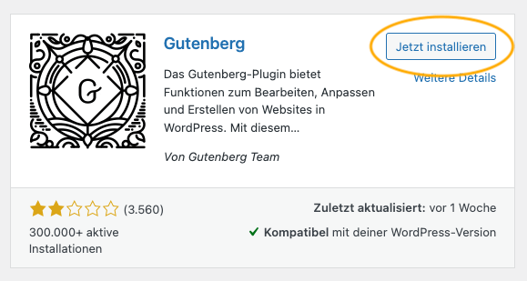 Plugins suchen, installieren und anwenden