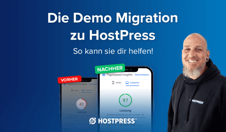 Die Demo Migration bei HostPress