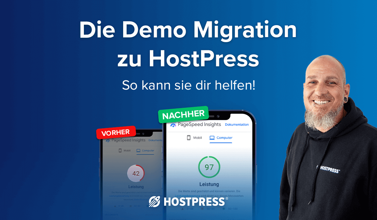 Die Demo Migration bei HostPress