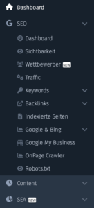 Toolbar der Performance-Suite