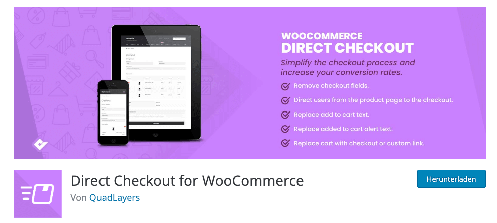 Direct Checkout for WooCommerce