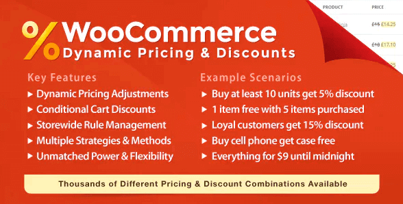 WooCommerce pricing