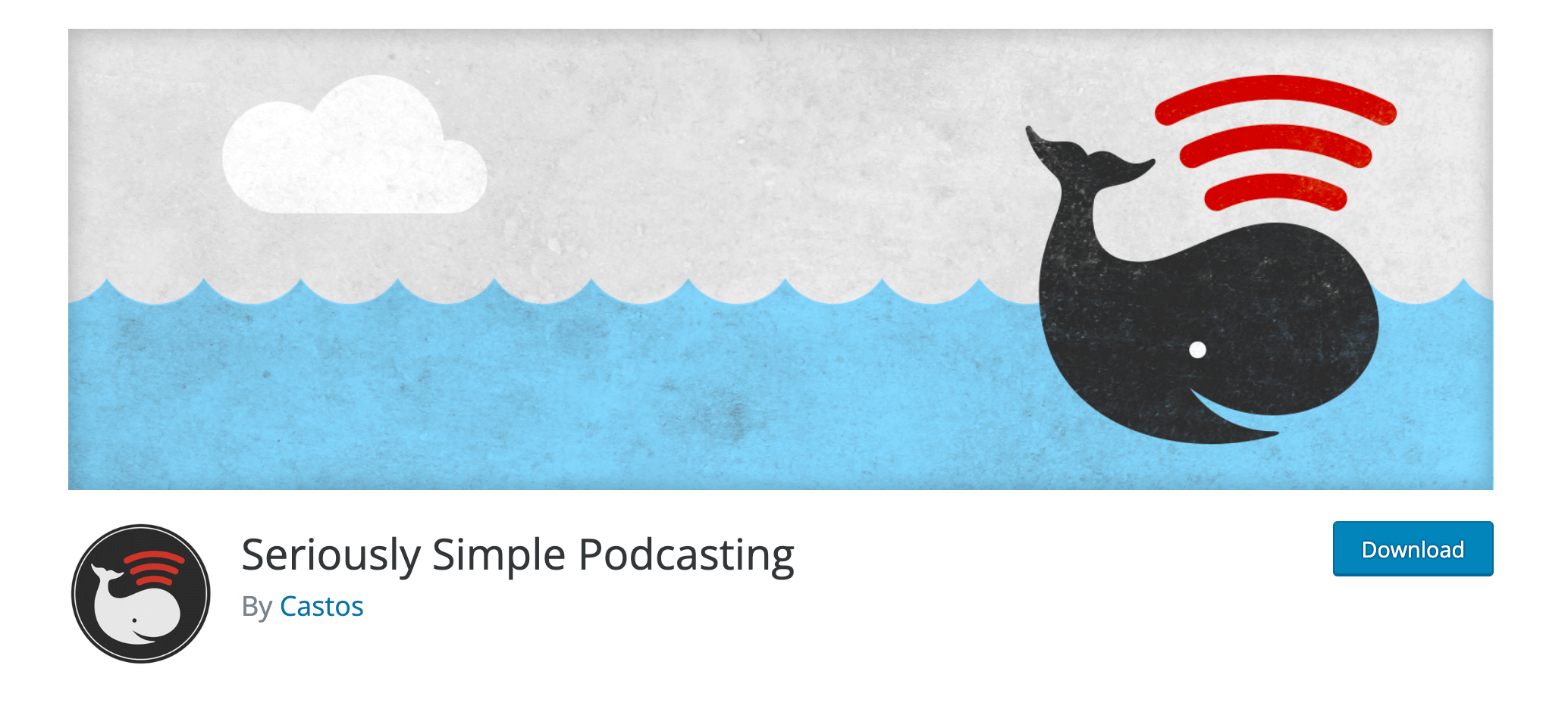 Das WordPress Podcast Plugin Seriously Simple Podcasting by Castros