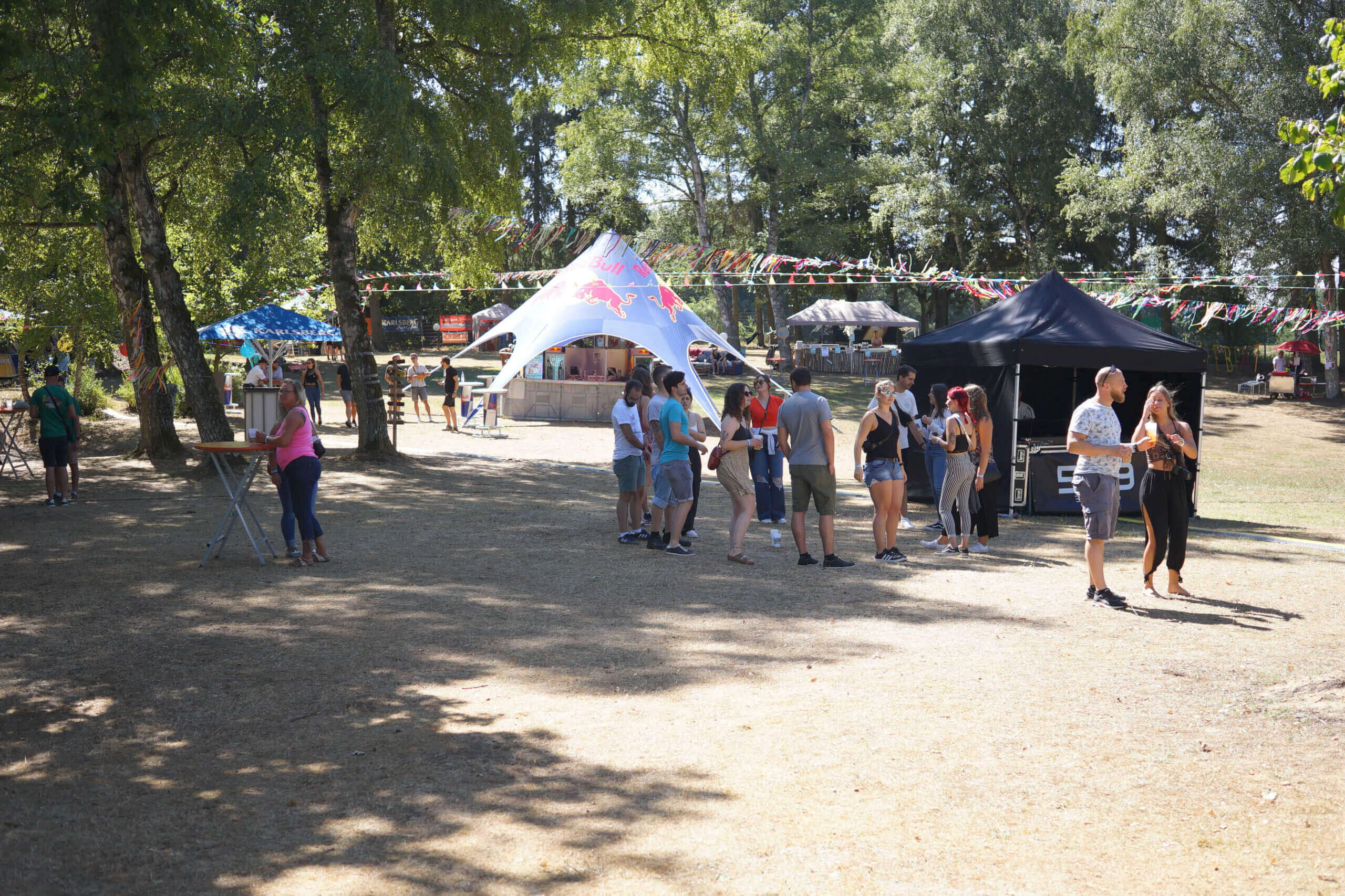 Das Heidebeat Festival - das Festival Gelände