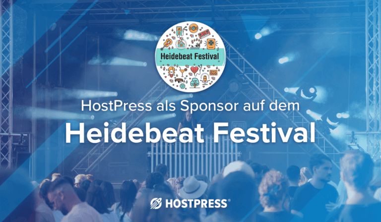 HostPress als Sponsor auf dem Heidebeat Festival