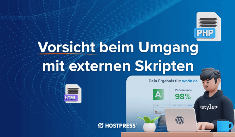 Vorsicht beim Umgang mit externen Skripten