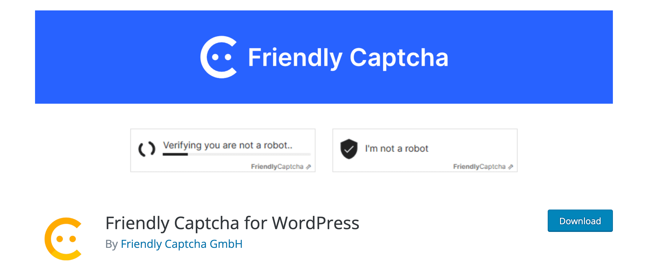 Friendly Captcha als Plugin bei WordPress.