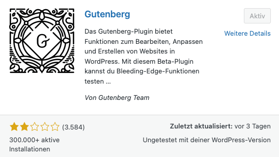 Der Gutenberg Editor