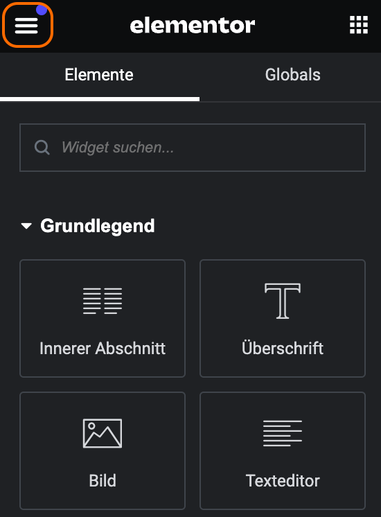 Dark Mode mit Elementor aktivieren