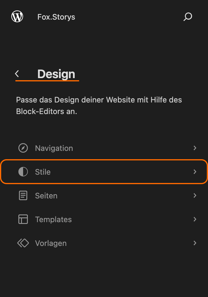 Stile anpassen für den WordPress Dark Mode im Theme Twenty Twenty Four