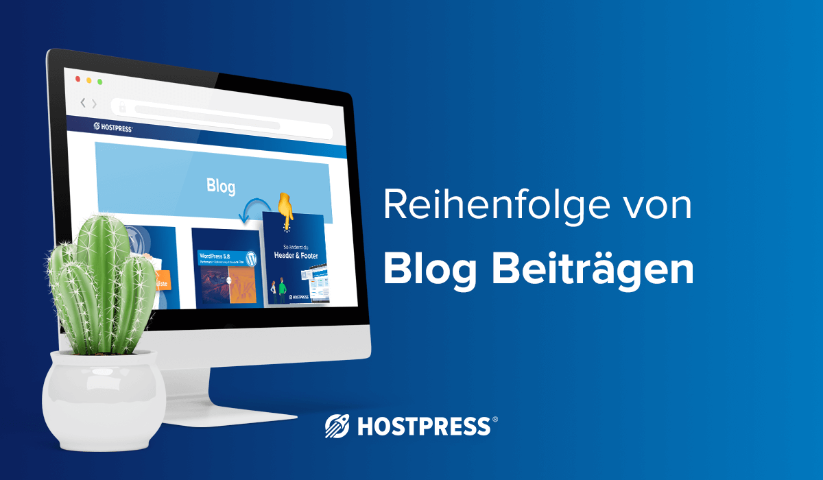 reihenfolge blog beiträgen