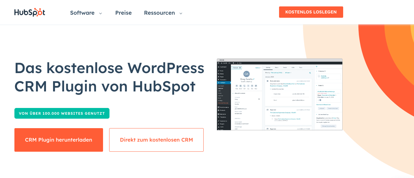 HubSpot für WordPress