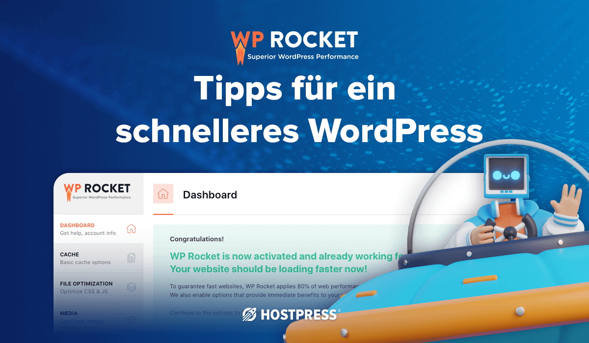 Wp Rocket für WordPress Caching