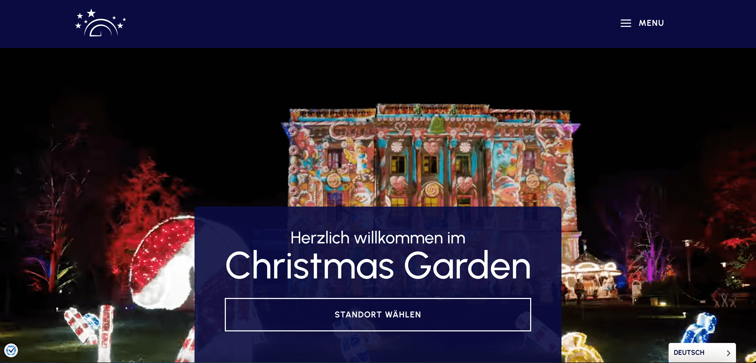 Webseite Christmas Garden
