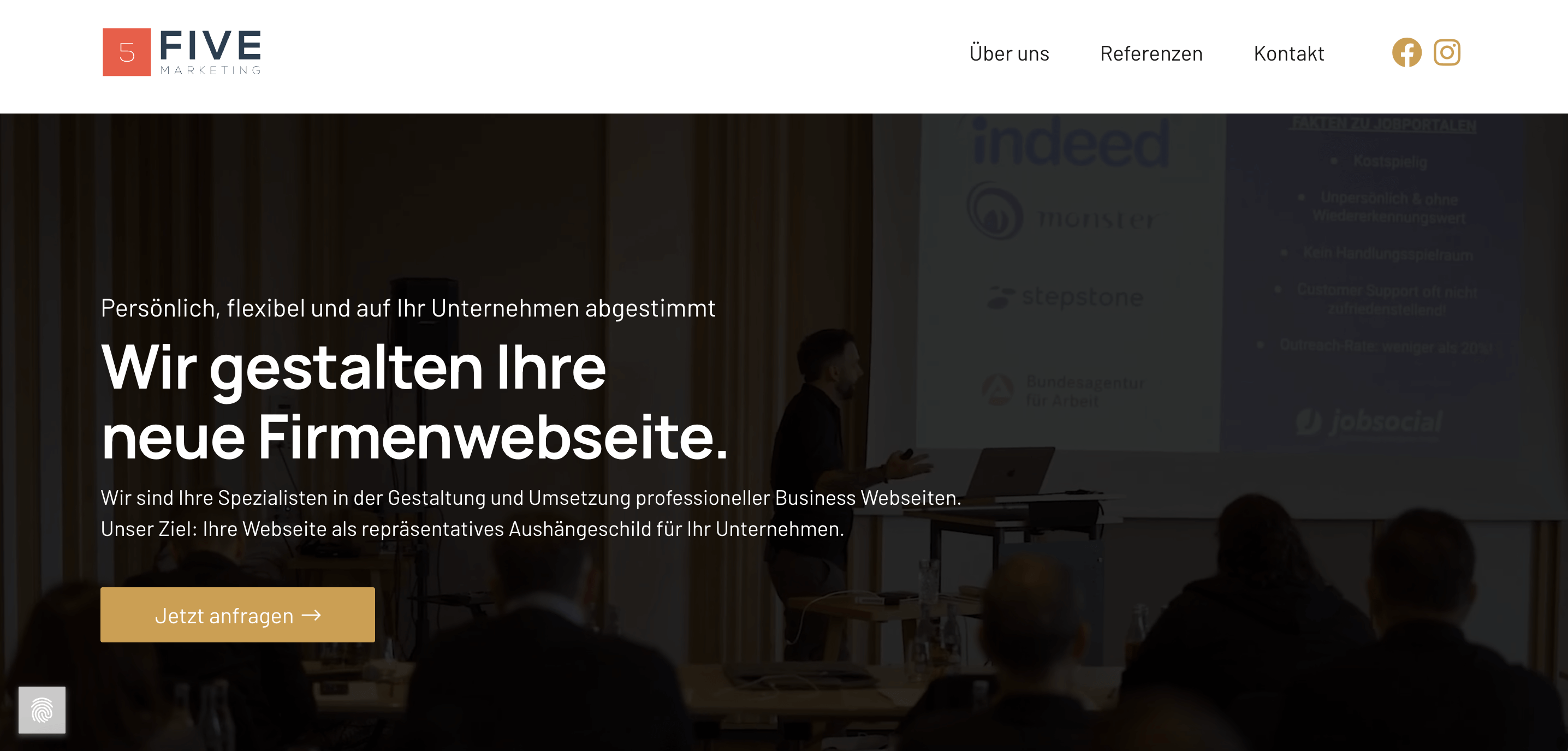 FIVE Marketing – Webdesign für WordPress Webseiten