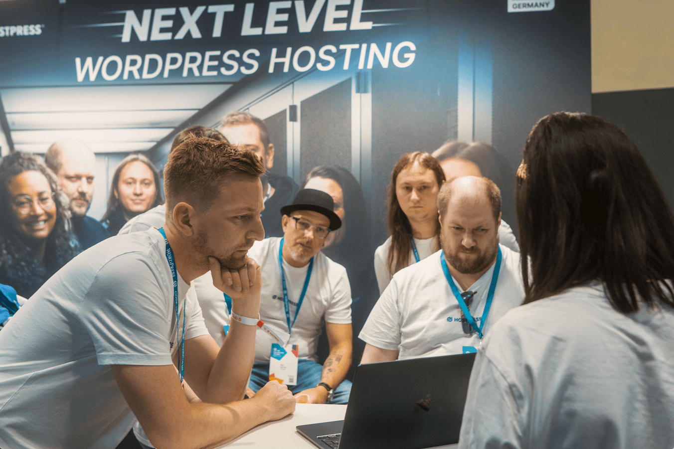 HostPress Team beim Support in Turin 2024