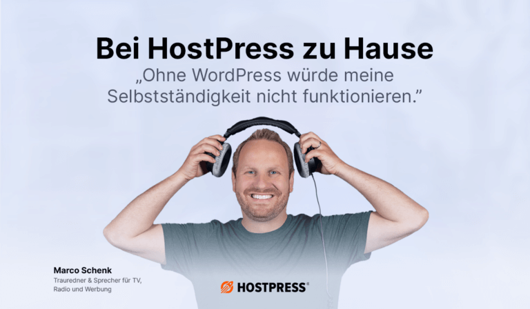 Bei HostPress zu Hause mit MArco Schenk
