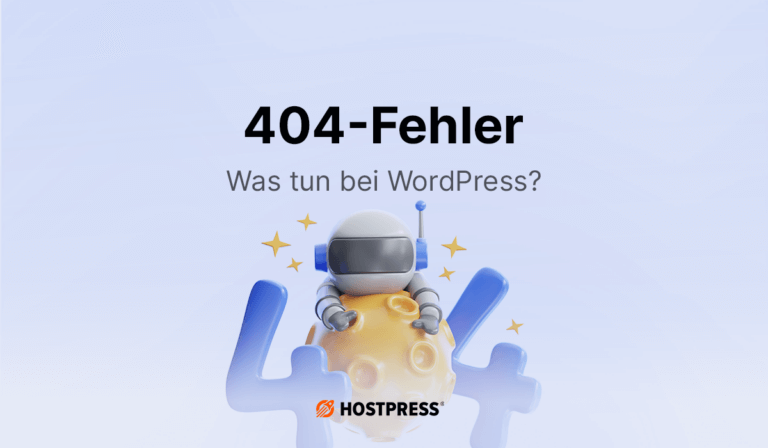 404-Fehler bei WordPress – Beitragsgrafik