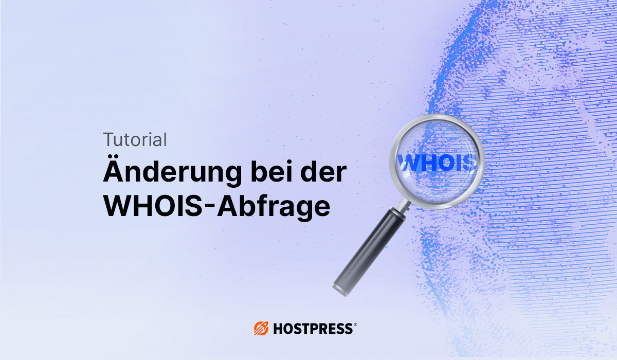 Beitragsbild – WHOIS-Abfrage