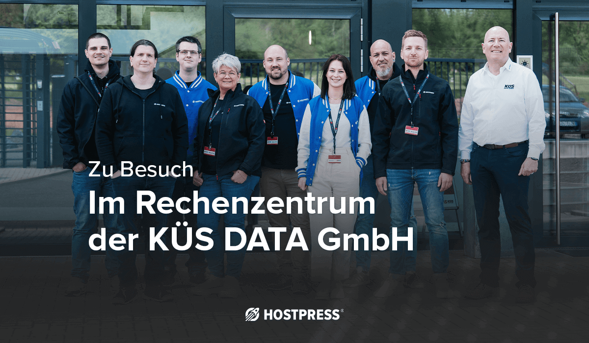 HostPress zu Besuch im Rechenzentrum der KÜS DATA GmbH