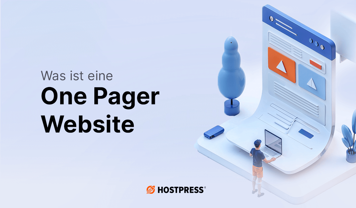 One Pager Webseite