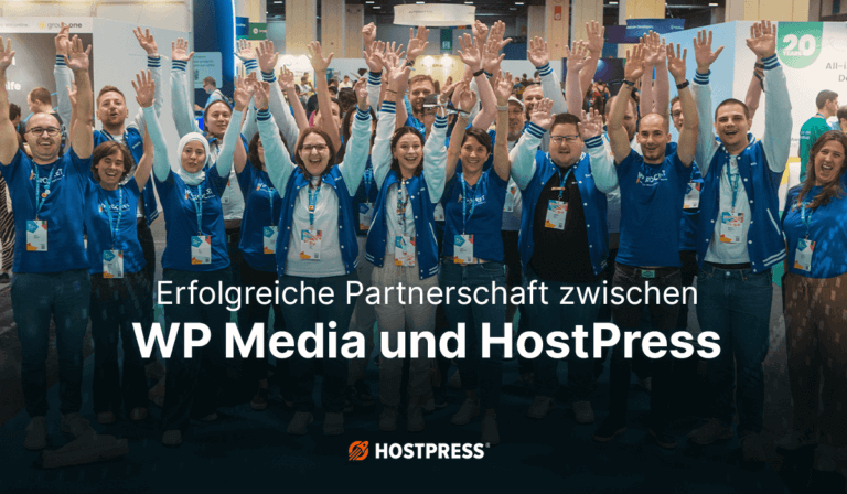 Beitragsgrafik WP Rocket Presseankündigung mit HostPress