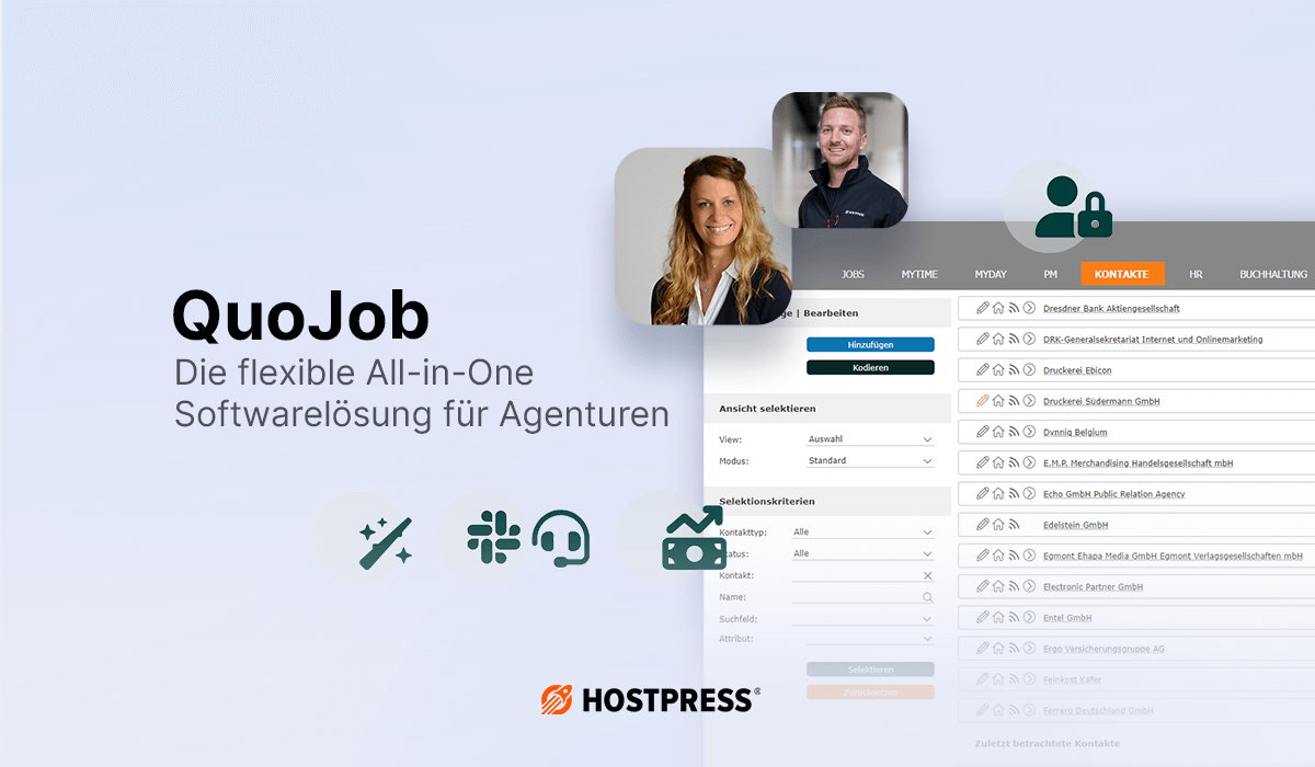 Beitragsgrafik – Quojob Agentur Software