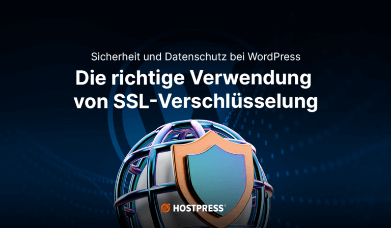 Beitragsgrafik – Sicherheit und Datenschutz bei WordPress Webseiten
