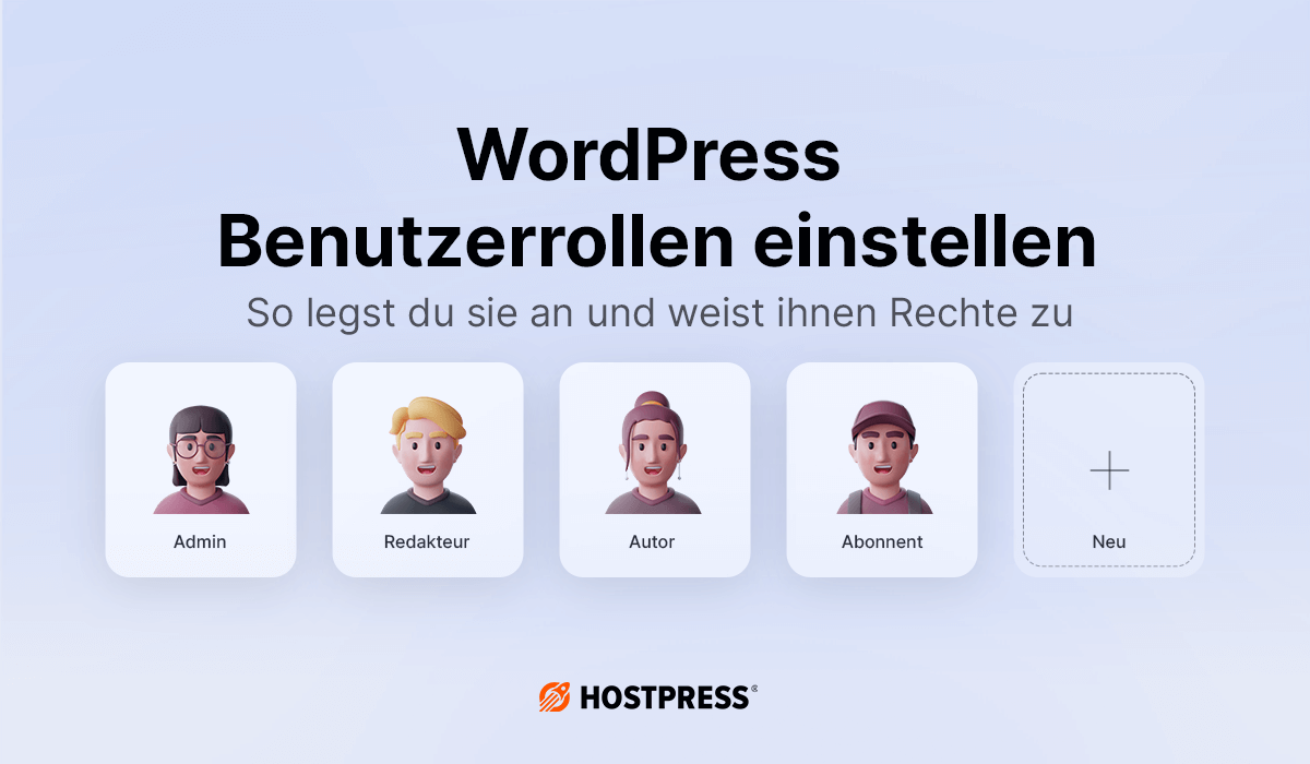Benutzerrollen bei WordPress