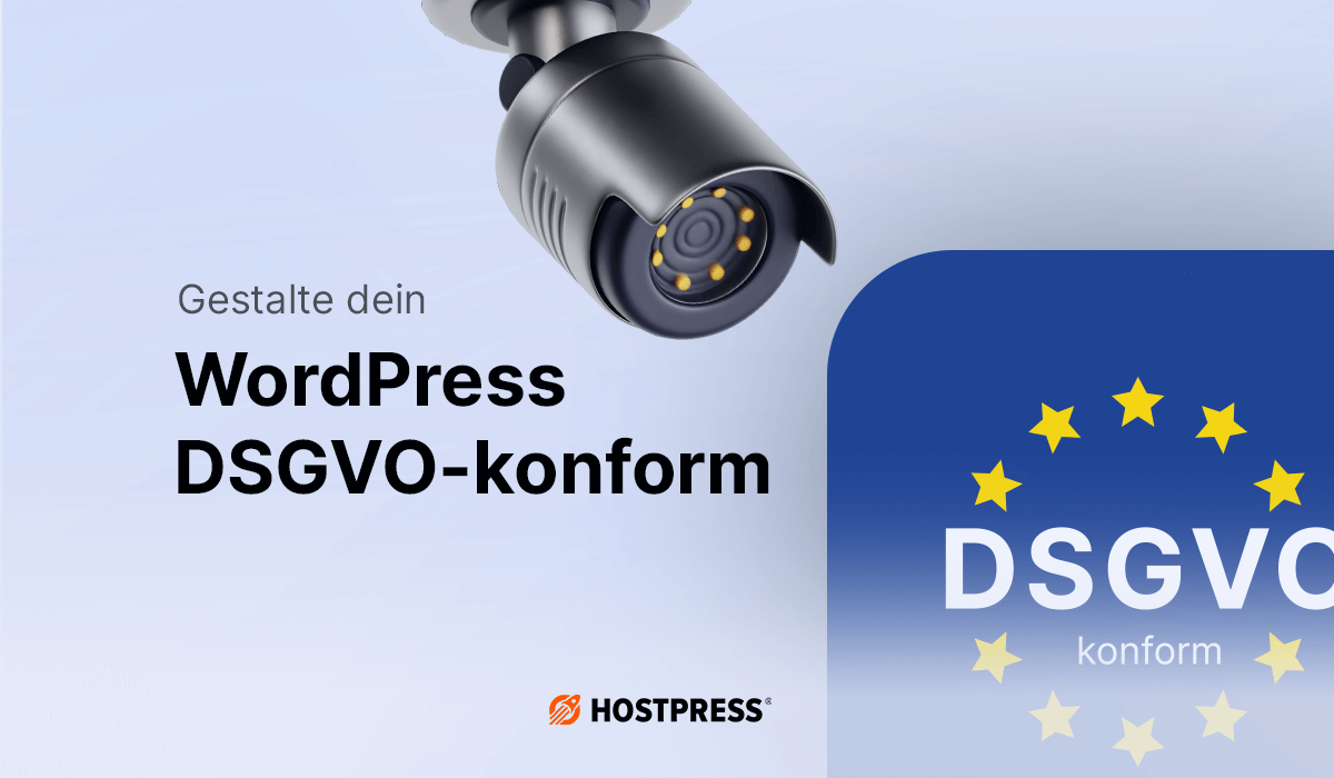 Beitragsgrafik – WordPress DSGVO gestalten