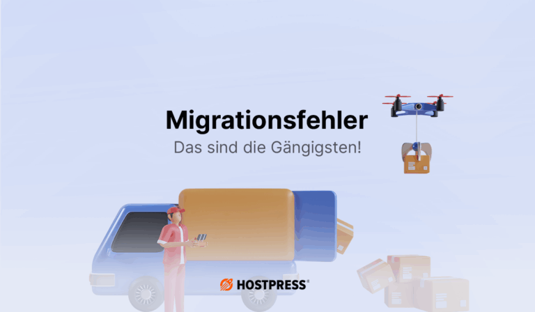 Beitragsgrafik – Top 10 Migrationsfehler bei WordPress