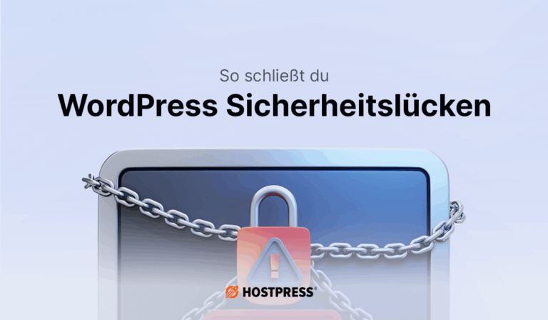 WordPress Sicherheitslücken – Beitragsgrafik