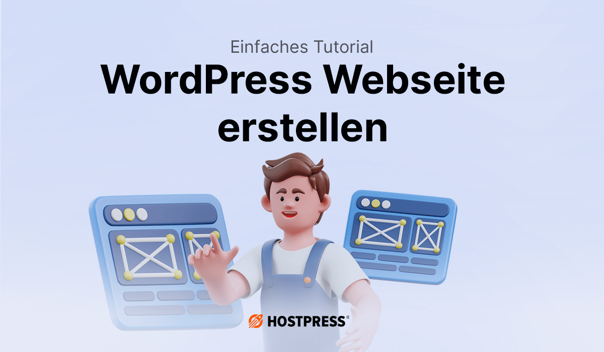 Beitragsgrafik – WordPress Webseite erstellen