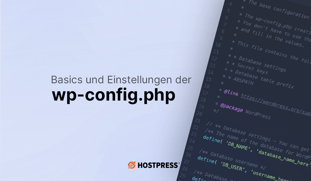 wp-config.php Beitragsgrafik