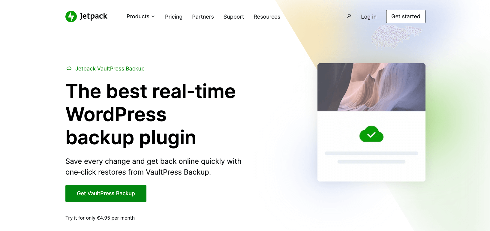 Jetpack VaultPress Backup