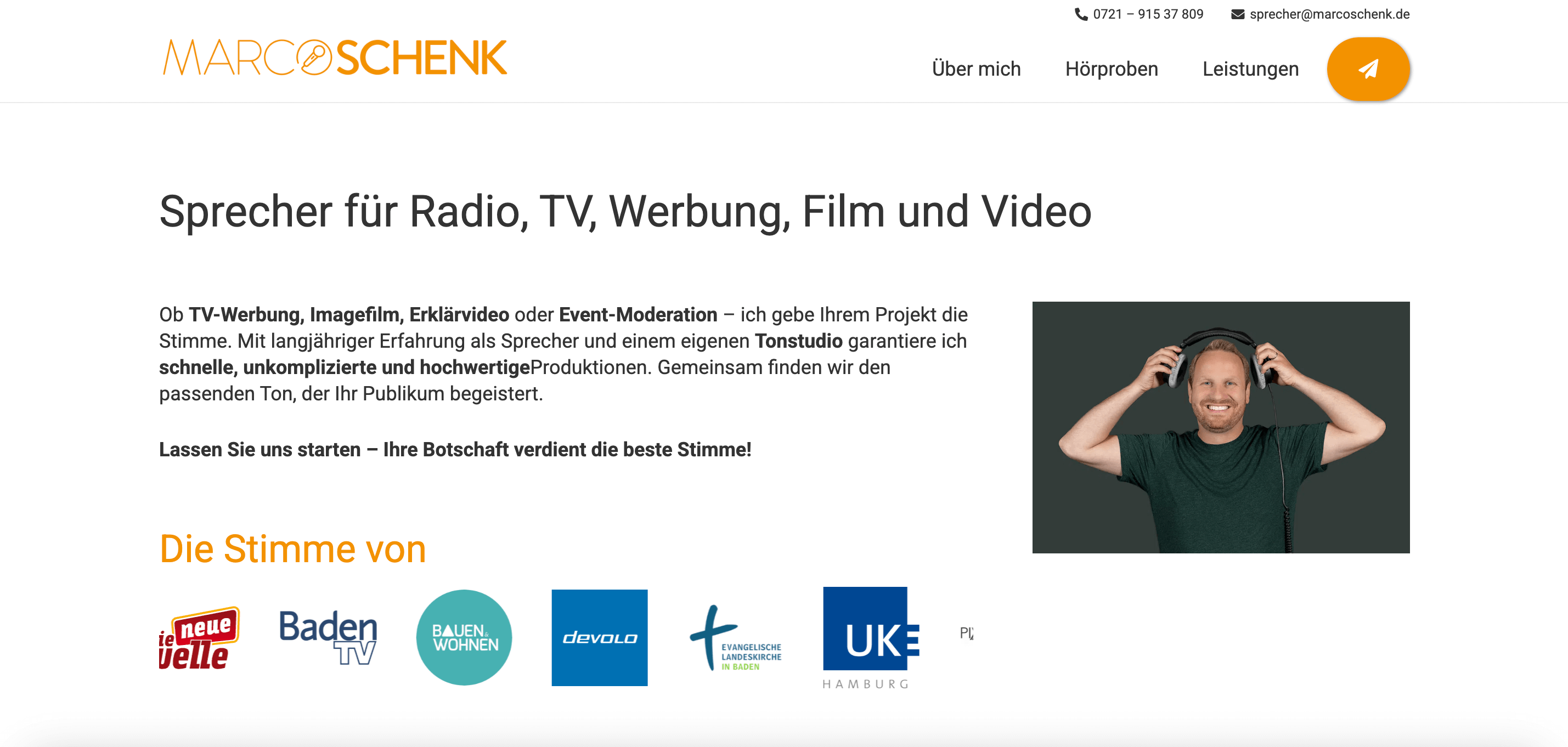 marco schenk webseite – bei HostPress zu Hause