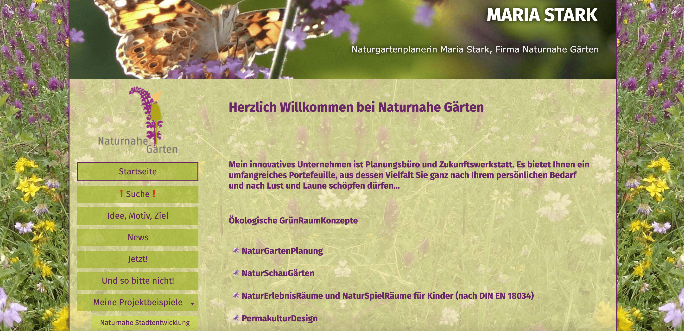 Maria Stark bei HostPress zu Hause Webseite