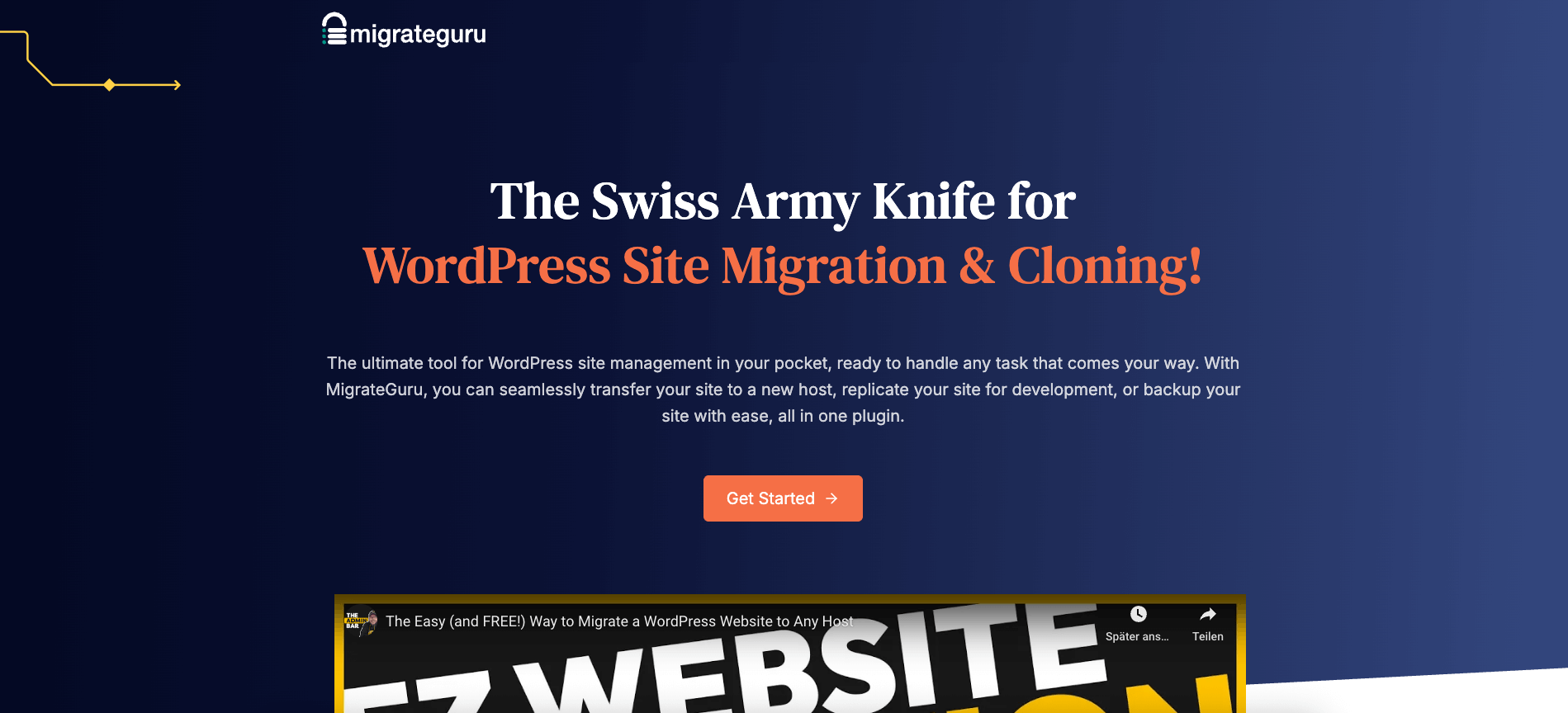 Migrate Guru Webseite