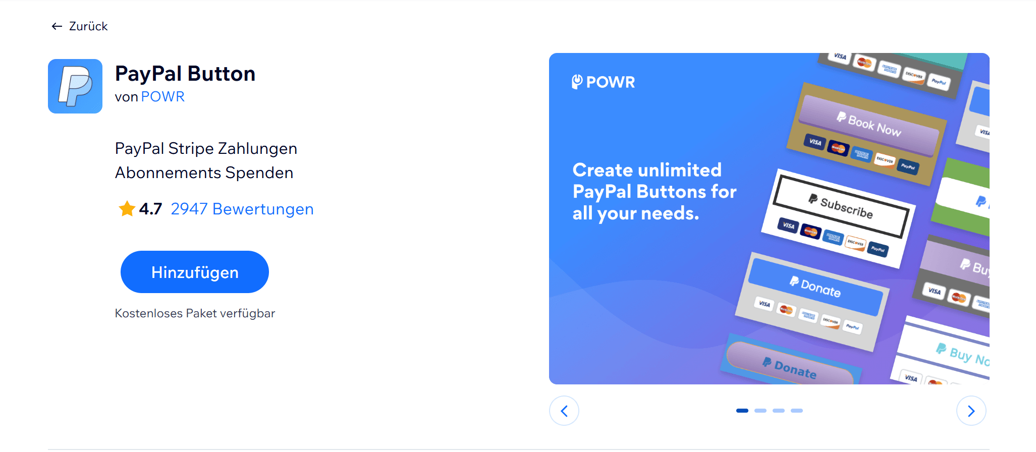 Paypall Button