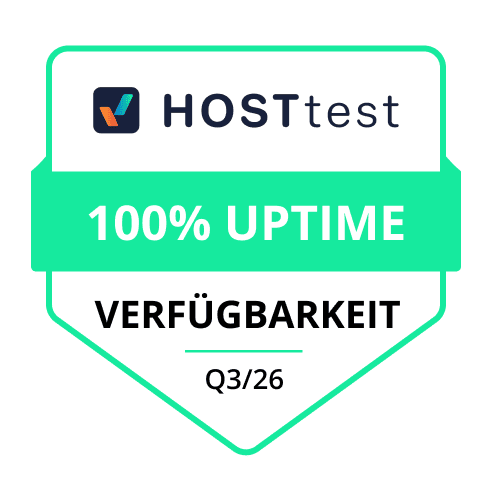 Hosttest Auszeichnung