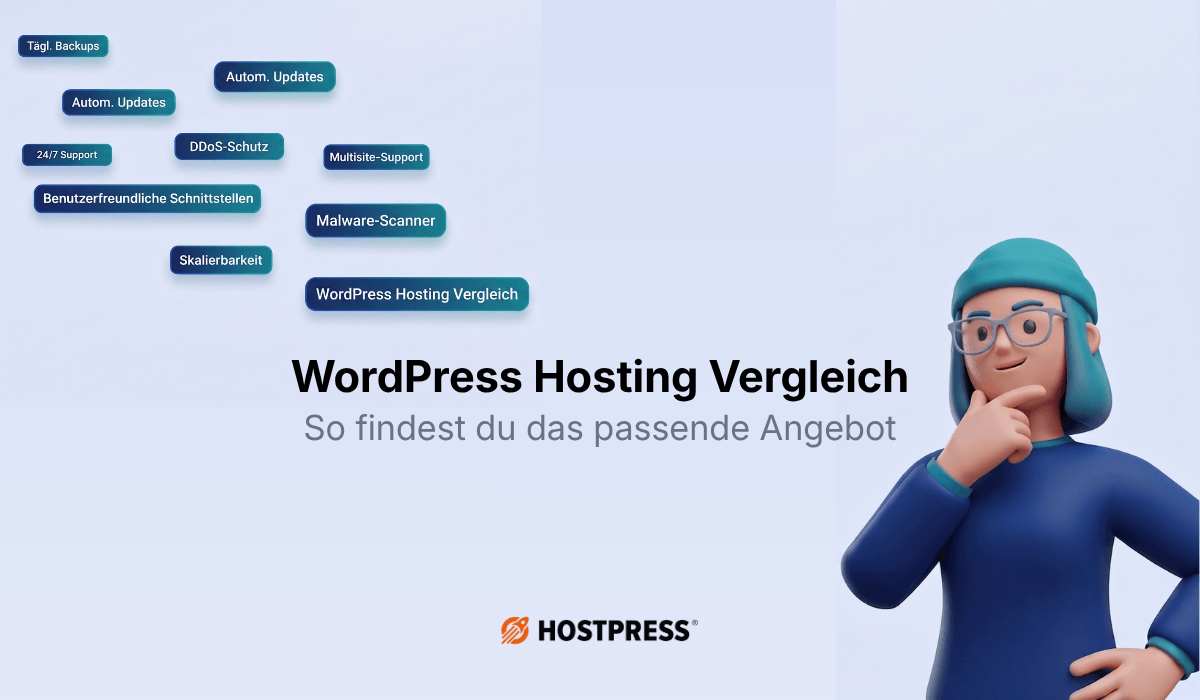WordPress Hosting vergleich Beitragsrafik