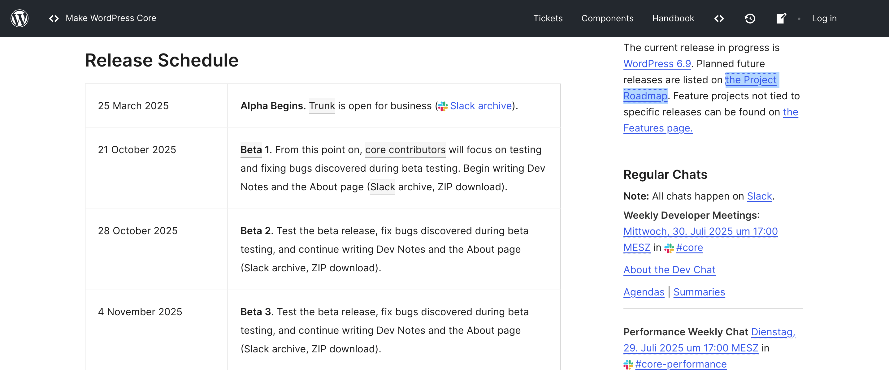 WordPress Release