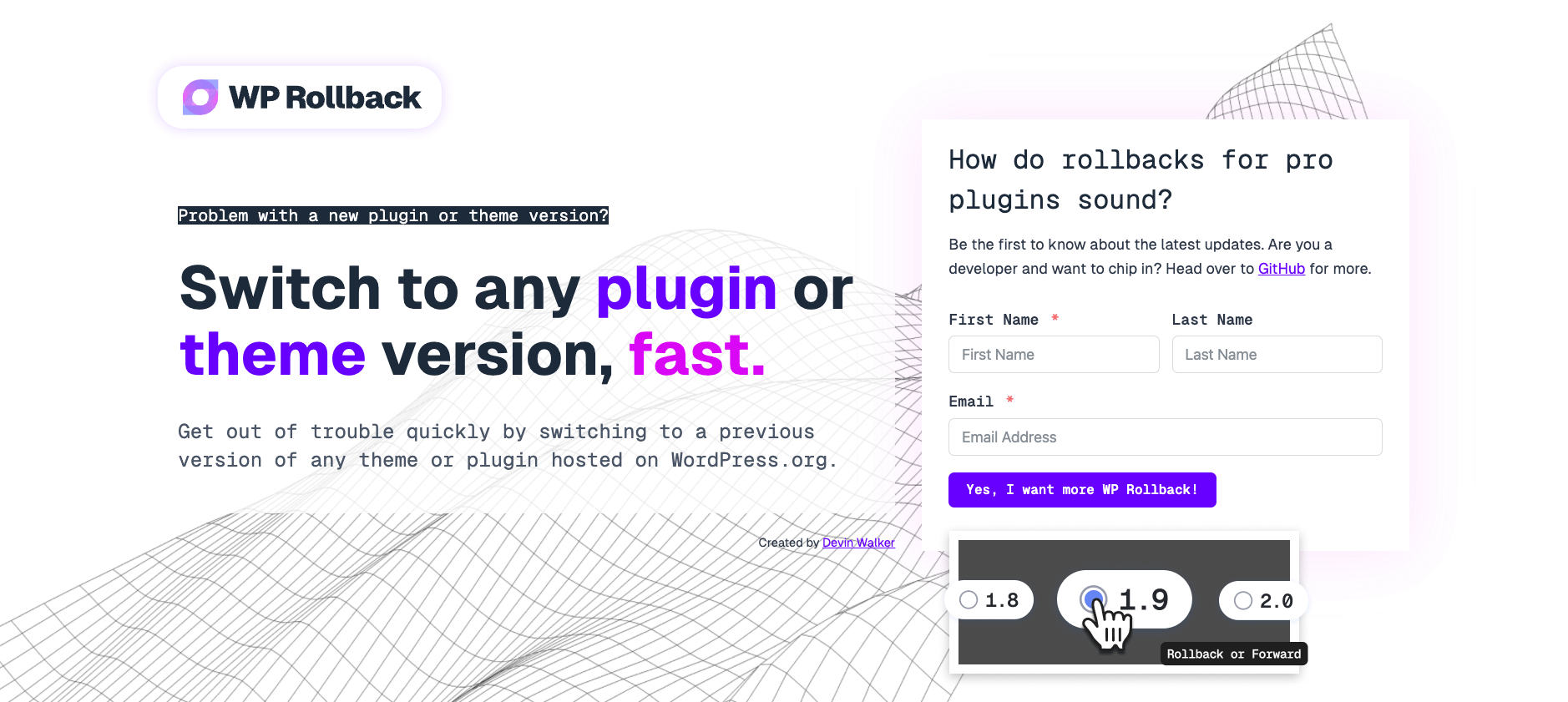 WP Rollback